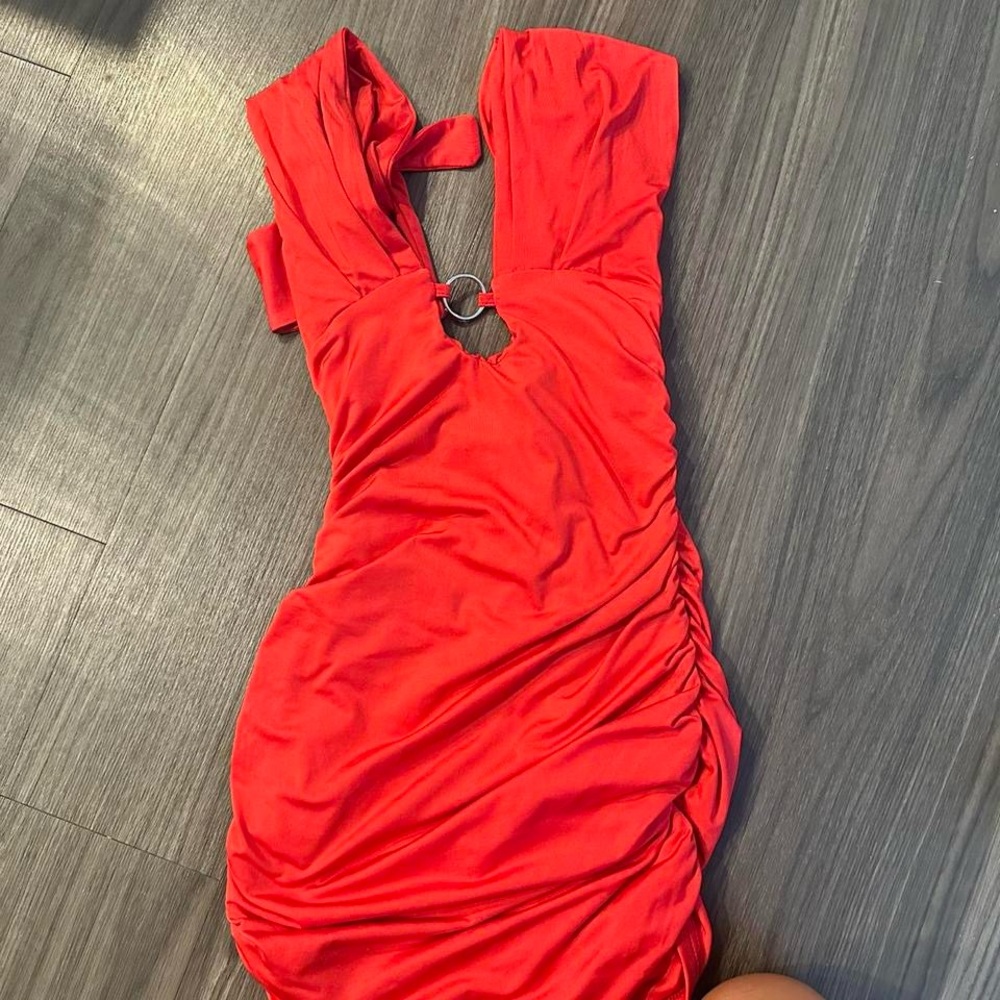 Amazon Vibrant Red Mini Dress